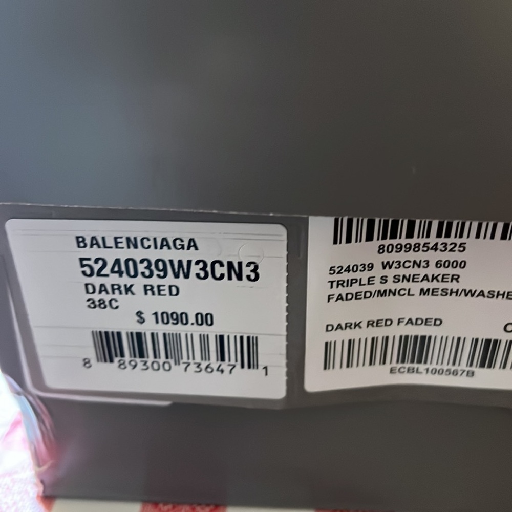 BALENCIAGA
Distressed Triple S Faded Sneaker - Picture 9 of 9